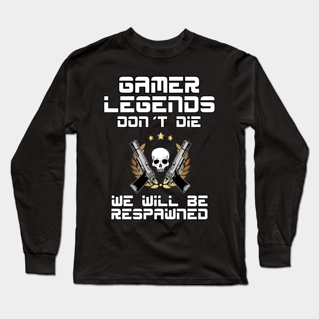 Gamer Long Sleeve T-Shirt by Shirtrunner1